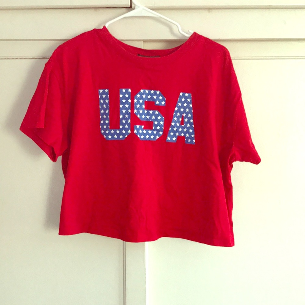 USA Women’s Crop Top
